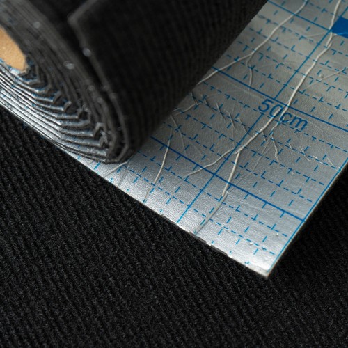 Ковролин в рулоне Черный